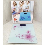 Весы напольные Domotec DT2015 до 180 кг Розовый цветок