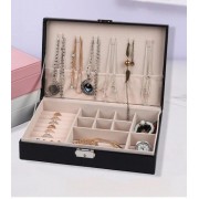 Шкатулка для украшений бижутерии и ювелирных украшений Black