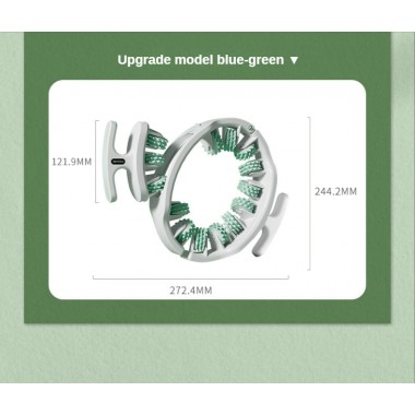 Круглый ролик-массажер для талии, брюшных мышц, кольцо, зажим для ног W3