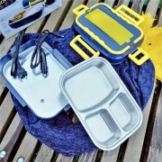 Электрический ланч-бокс с подогревом Электрический 220V/12V DFC-C21 (питание от сети или автомобиля