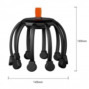 Массажер для головы Коготь осьминога Электрический релаксационный массажер для кожи головы