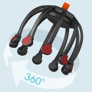 Массажер для головы Коготь осьминога Электрический релаксационный массажер для кожи головы