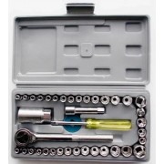 Набор инструментов из 40 предметов в кейсе для гаража и СТО M-106 Grey