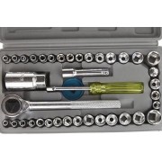 Набор инструментов из 40 предметов в кейсе для гаража и СТО M-106 Grey