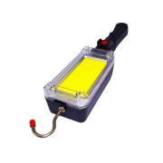 Фонарь ручной подвесной на аккумуляторе с крючком ZJ-8859-В фонарик с магнитным основанием