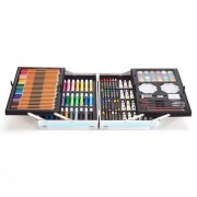 Детский набор для творчества в алюминиевом чемодане