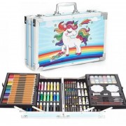 Детский набор для творчества в алюминиевом чемодане