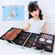 Детский набор для творчества в алюминиевом чемодане