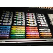 Набор для рисования в алюминиевом чемодане Единорог 145 предметов, Розовый