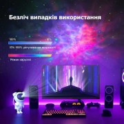 Ночник проектор звездного неба БОЛЬШОЙ Космонавт – лазерный светильник проектор астронавт с пультом