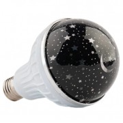 Лампа проектор звёздного неба в патрон E27 Star Master Bulb601-HX 6Вт, ночник, 3 цвета свечения, 220В