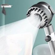 Душевая лейка массажная 4в1 Shower Head 360° кнопка выключения воды, 3 режима, массажные шипы