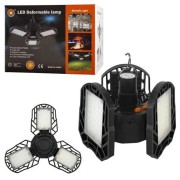 Кемпинговый подвесной фонарь лампа XF-701 (3xCOB) на солнечной батарее + USB (5 режимов)