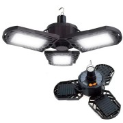 Кемпинговый подвесной фонарь лампа XF-701 (3xCOB) на солнечной батарее + USB (5 режимов)