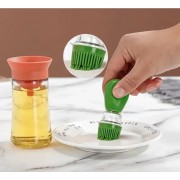 Диспенсер для оливкового и растительного масла масляная банка с кисточкой 180 мл бутылка для масла, уксуса