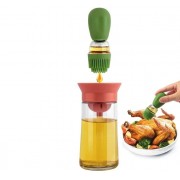 Диспенсер для оливкового и растительного масла масляная банка с кисточкой 180 мл бутылка для масла, уксуса