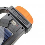 Кемпинговый фонарь MH-828C1 (3W+4xLed+COB) + Power bank + солнечная панель + microUSB