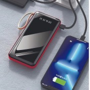 Power Bank повербанк ProTech 8000mAh LED фонарь, зарядный кабель 4в1 USB, Type-C, micro USB Z-15