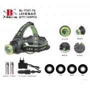 Фонарик налобный аккумуляторный 18650 BAILONG BL-T107-T6