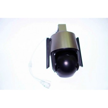 Уличная охранная поворотная WIFI камера  Dual Lens Zoom 8MP сирена, зум, iCSee удаленным доступом онлайн