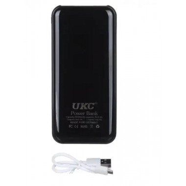 Мобильная зарядка Power Bank с экраном и фонариком 30000/9600mAh UKC