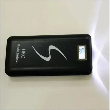 Мобильная зарядка Power Bank с экраном и фонариком 30000/9600mAh UKC