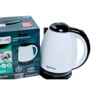 Электрический чайник с дисковым нагревательным элементом 2л. Rainberg RB-901 Белый