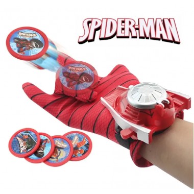 Детская игрушка перчатка-бластер Человек паук Spider man glooves