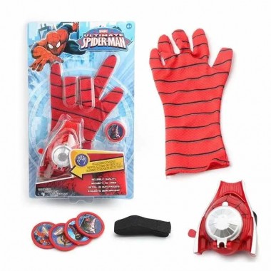 Детская игрушка перчатка-бластер Человек паук Spider man glooves