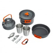 Набор туристической посуды со столовыми приборами HALIN DS-308A