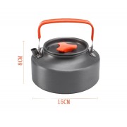 Набор туристической посуды со столовыми приборами HALIN DS-308A