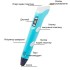 Крутая 3D-Ручка С Lcd Экраном 3Dpen Полный Набор Пластик И Трафареты Голубой Крутая 3D-Ручка С Lcd Экраном 3Dpen Полный Набор Пластик И Трафареты Голубой