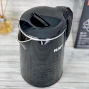 Электрочайник из нержавеющей стали RAF R.7880 2000 Вт 2.5 л черный