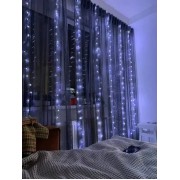 Гирлянда 3*2 метра Штора Белая LIGHT от USB + пульт SF-18