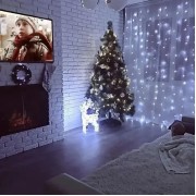 Гирлянда 3*2 метра Штора Белая LIGHT от USB + пульт SF-18