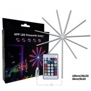 Светодиодный смарт фейерверк с bluetooth 28Key Kit ВТ с музыкальным режимом APP LED LIGHT SF-9
