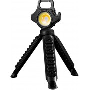 Фонарик с треногой аккумуляторный + карабин w5133-2