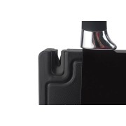 Набор кухонных ножей из нержавеющей стали с магнитной подставкой UNIQUE UN-1841-KS 6 предметов + точилка Черны