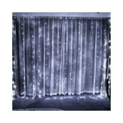Гирлянда штора светодиодная комнатная 200 LED 3х2 м USB БЕЛЫЙ