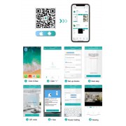 Уличная IP Wi-Fi PTZ-D4 камера Наблюдения Видеонаблюдения Купольная Поворотная IP66 бело-черная