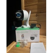 Уличная IP Wi-Fi PTZ-D4 камера Наблюдения Видеонаблюдения Купольная Поворотная IP66 бело-черная