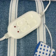 Электро простынь с подогревом электропростынь односпальная 150х70 см LUX, Турция, клетка,