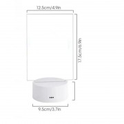 Светильник, ночник, доска для заметок 12,5 х 17,5 см, питание от USB, 3 оттенка подсветки, с меловым маркером