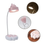 Сенсорная светодиодная гибкая настольная лампа в виде кошачьей лапы DIGAD 1925 Голубой, Розовый