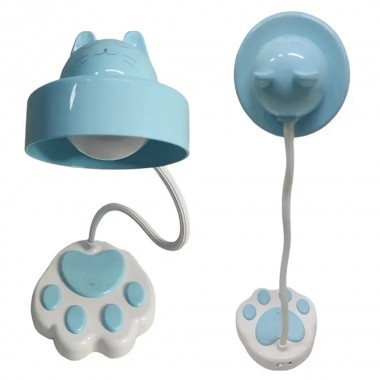 Сенсорная светодиодная гибкая настольная лампа в виде кошачьей лапы DIGAD 1925 Голубой, Розовый Сенсорная светодиодная гибкая настольная лампа в виде кошачьей лапы DIGAD 1925 Голубой, Розовый