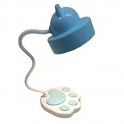 Сенсорная светодиодная гибкая настольная лампа в виде кошачьей лапы DIGAD 1925 Голубой, Розовый