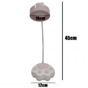 Сенсорная светодиодная гибкая настольная лампа в виде кошачьей лапы DIGAD 1925 Голубой, Розовый