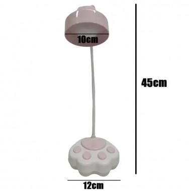 Сенсорная светодиодная гибкая настольная лампа в виде кошачьей лапы DIGAD 1925 Голубой, Розовый Сенсорная светодиодная гибкая настольная лампа в виде кошачьей лапы DIGAD 1925 Голубой, Розовый