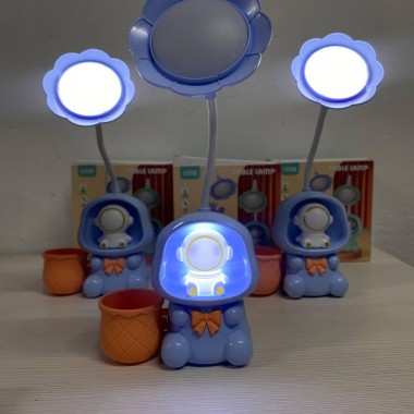 Детская настольная аккумуляторная LED лампа 3in1 Rabbit BLUE