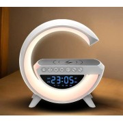 Настольная смарт лампа, ночник BT-3401 RGB Rainbow Light-Wireless Happy Light с Bluetooth колонкой + беспровод